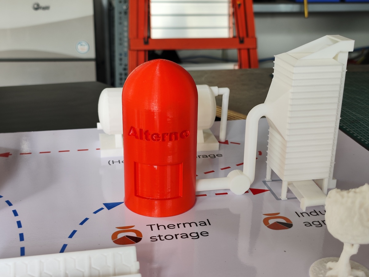 3D Printed Sand Battery Model 2