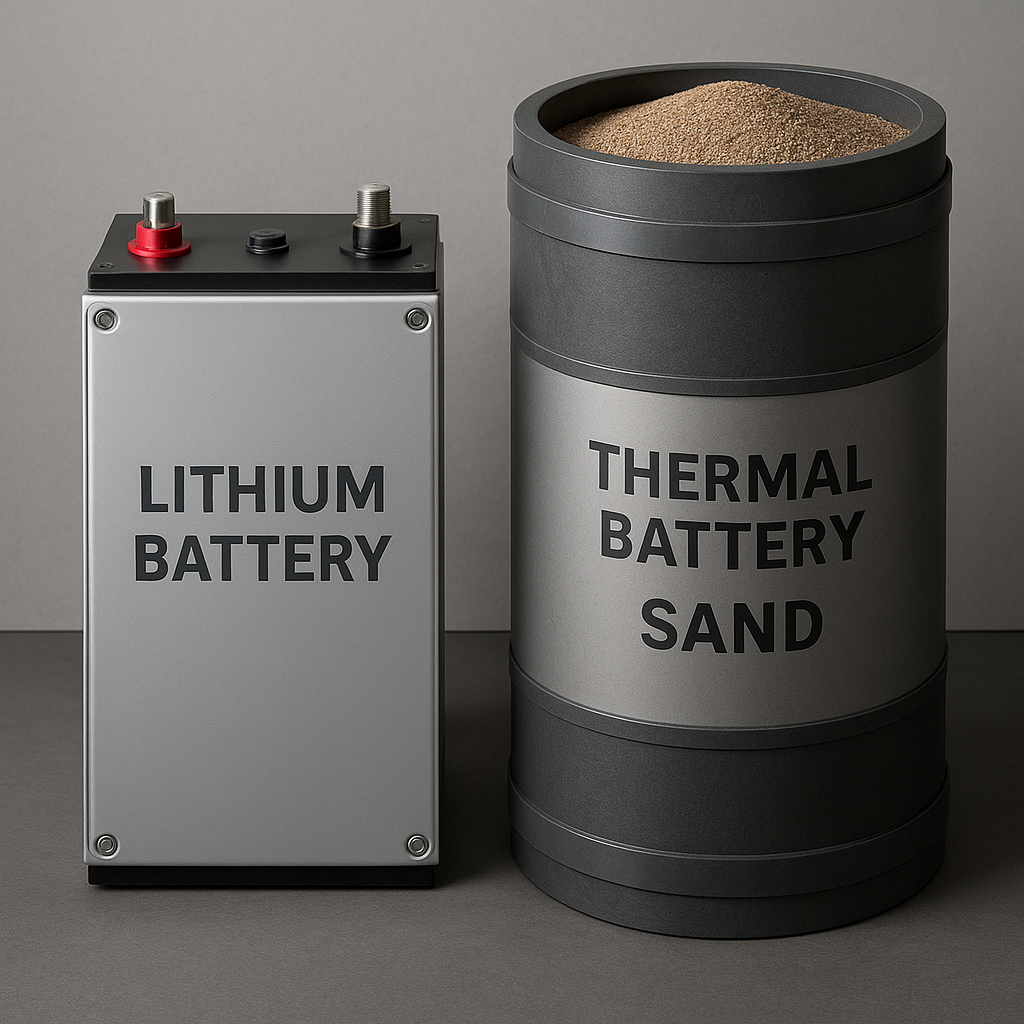 Sand Battery versus Lithium Battery 💥 FIGHT! (SAND - Part 5)