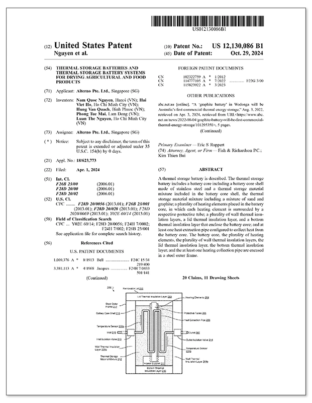 Document image 1 for US Patent Application Submitted